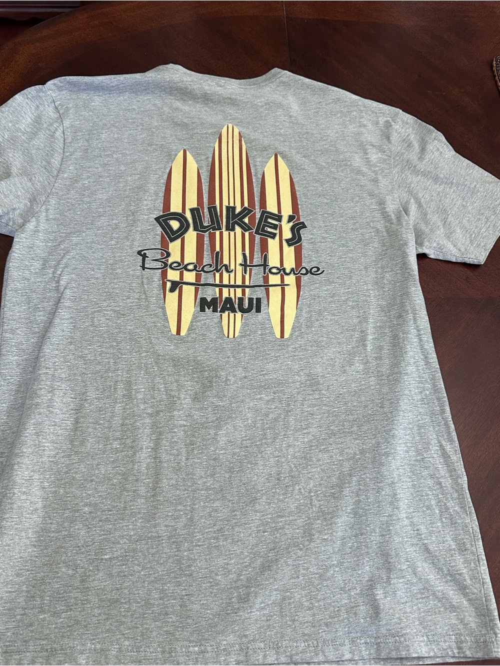 Duke's Beach House Maui Hawaii Graphic T-Shirt Surf Beach Surfboards Coastal